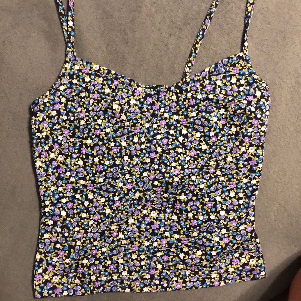 Floral tank top